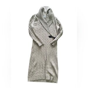 Calvin Klein Knit Sweater Dress Medium Cowl Neck nwot fall holiday outfit